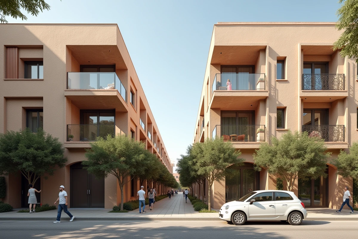 Comparaison entre immeuble neuf et ancien à vendre dans le quartier Guéliz de Marrakech